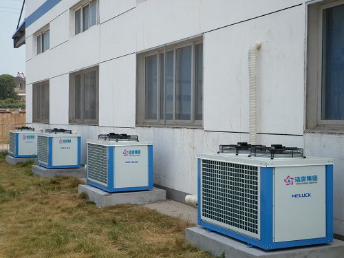 圖為美樂柯谷輪箱式風冷機組